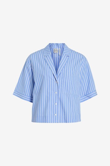 Rouge Edit - Skjorte rouShona 2/4 Resort Collar Shirt - Blå