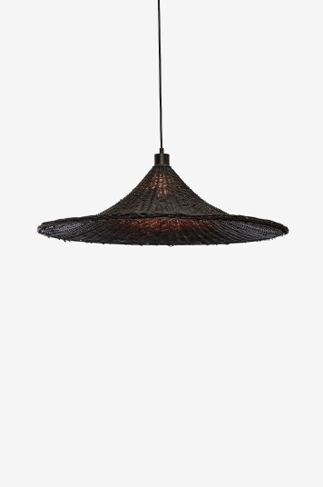 Good&Mojo   Hengende taklampe stor Borabora   Svart