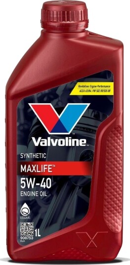 Motorolje VALVOLINE 5W40 MAXLIFE 1L 908753
