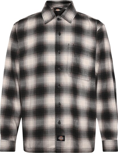 Dickies Gulfport Flannel Shirt BLACK XS Dickies Gulfport Flannel Shirt BLACK XS