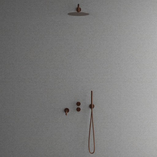 Primy Steel Harmonized 3x Dusjløsning Ø300 mm, med kartut, Amber