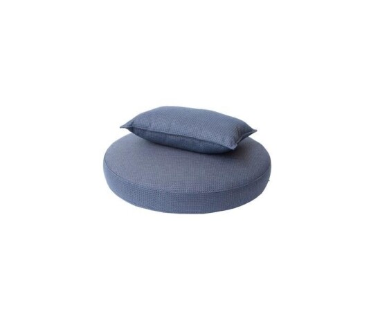 Cane line Kingston solseng med pute hvit Sunbrella matte