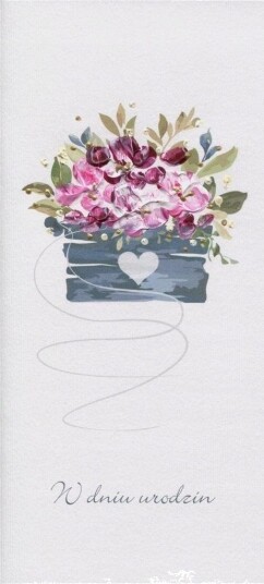 Mak Gratulerer Bursdagskort Dl Us Blomster I Eske
