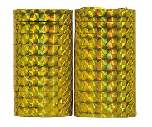 Serpentinere Holografisk Gull 2 pk