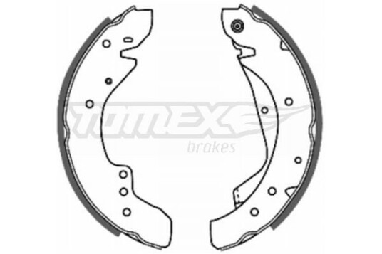 Bremsesko sett TOMEX Brakes TX 20 59 Bremsesko sett TOMEX Brakes TX 20 59