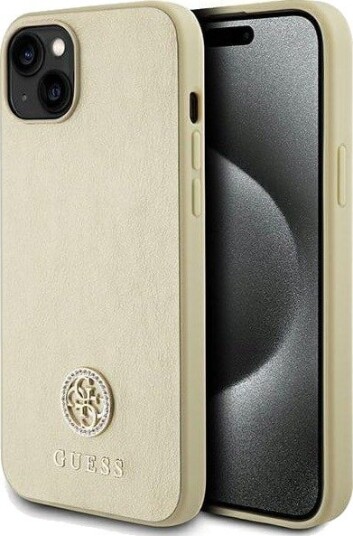 GUESS GUHCP15MPS4DGPD iPhone 15 Plus 6.7" gold/gold hardcase Strass Metal Logo