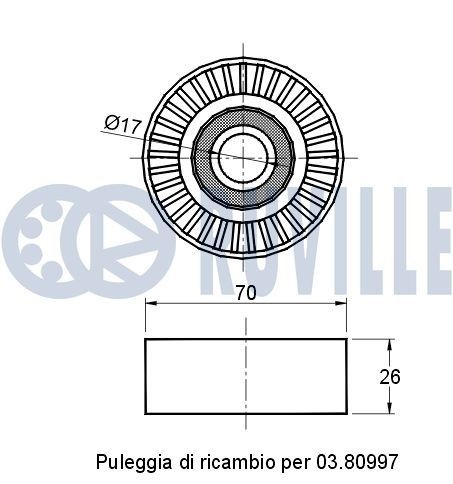 Stabilisator stag RUVILLE 917069 Stabilisator stag RUVILLE 917069