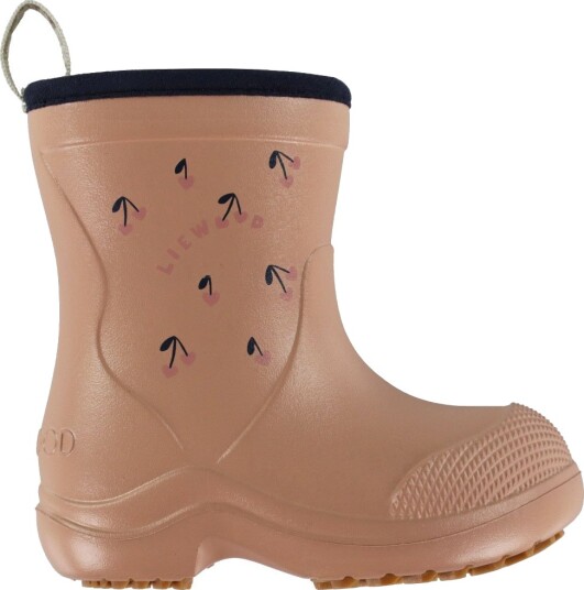Liewood Gummistøvler Aston Cherry Hearts/Pale Toscana Liewood 32 Gummistøvler Beige Rosa