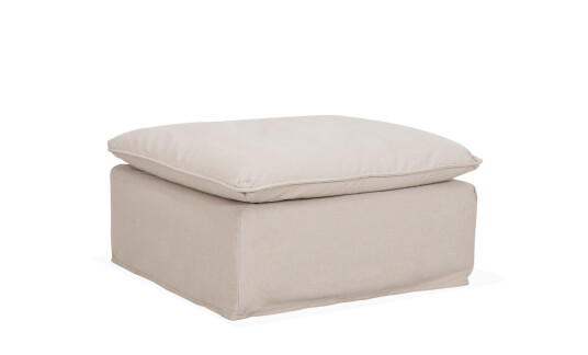Soffadirekt DOVER Grand Deluxe fotskammel Lin Beige Soffadirekt DOVER Grand Deluxe fotskammel Lin Beige