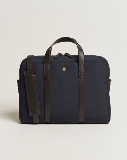 Mismo M/S Aspire Briefcase Navy/Dark Brown