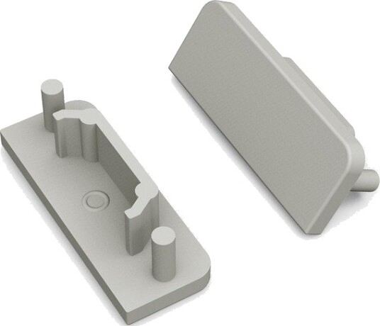 1 stk. Endestykke SURFACE14 GEN2 Grå 1 stk. Endestykke SURFACE14 GEN2 Grå