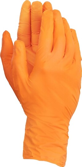 Handi Nitril Eng.hansker Oransje