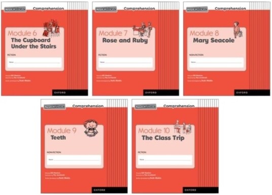 Read Write Inc. Comprehension: Modules 6 10 Class Pack of 50 10 of each title
