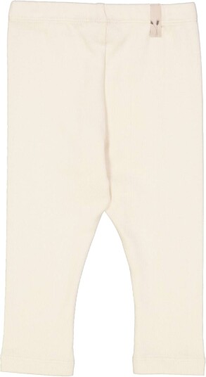 Wheat Rib Leggings Eggshell (74 / 9 mnd)