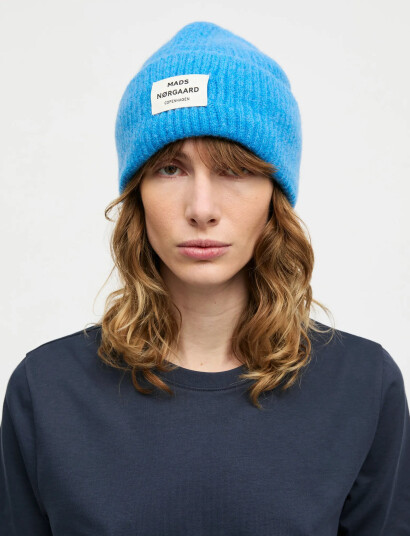 Mads Nørgaard Tosca Anju Hat - Blue - ONE SIZE Mads Nørgaard Tosca Anju Hat - Blue - ONE SIZE
