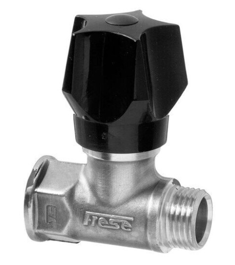 Frese 3/4" Stopventil med Kontraventil i Messing og Plast