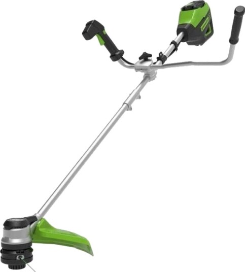 Greenworks Gd60bcb Trådkutter 40 Cm Nylontråd U Type Håndgrep 2 Mm Sort Grønn Sølv Greenworks Gd60bcb Trådkutter 40 Cm Nylontråd U Type Håndgrep 2 Mm Sort Grønn Sølv