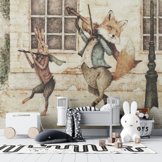 Tapet Fox Rabbit Konsert