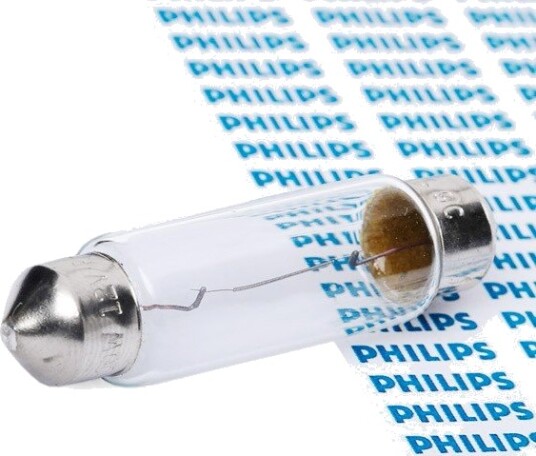 Lyspære, nummerskiltlys PHILIPS 12866CP