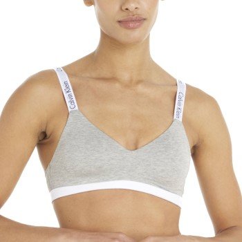 Calvin Klein BH Modern Cotton Light Lined Bralette Gra Large Dame
