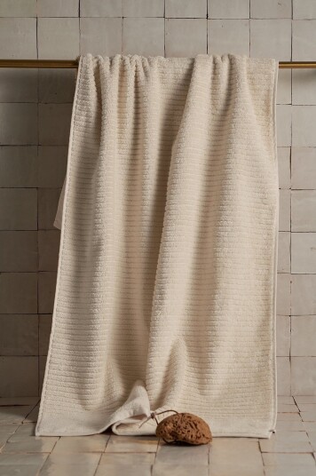 Pure Badehåndkle Supersoft 70x140 cm Beige