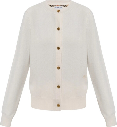 Burberry Dame Strikkevarer Hvit S,