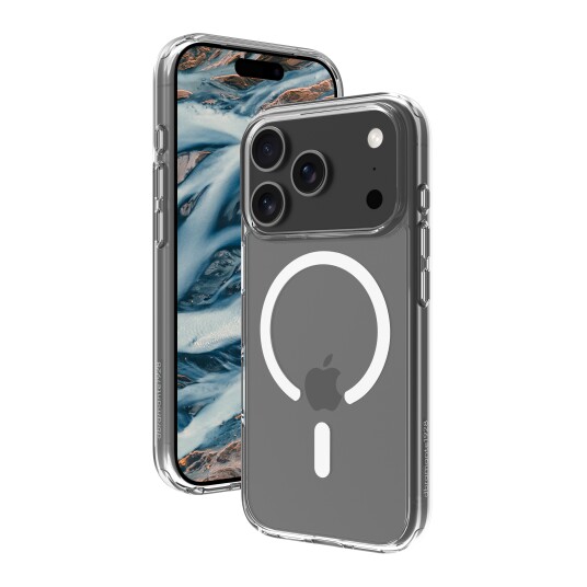 Dbramante1928 Iceland Pro MagSafe Deksel for iPhone 17 Pro Gjennomsiktig Plast Deksel