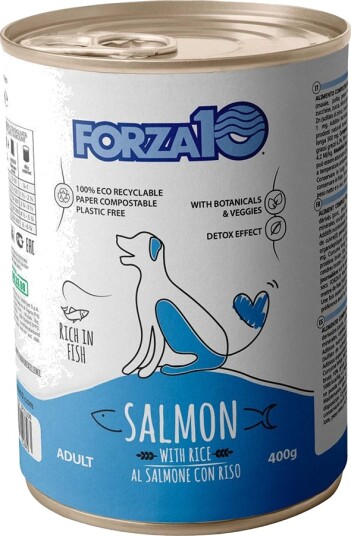 Forza10 Maintenance Dog Våtfôr Forza 10 Maintenance Laks & Ris 24 X 400 G