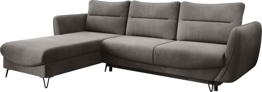 Lence Sovesofa m. Divan Oppbevaring Grå Lence Sovesofa m. Divan Oppbevaring Grå