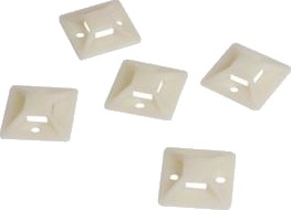 LogiLink Cable tie mounts, ABS, 100