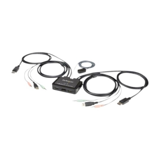 StarTech.com Sv211Dpua4K Kvm Bryter svart