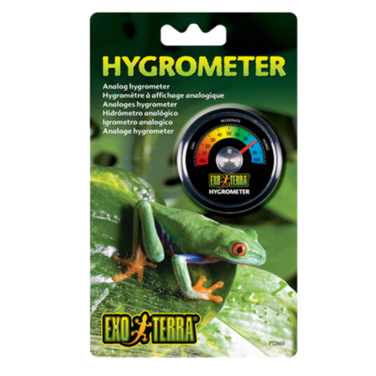 Analogt Hygrometer Luftfuktighet I Terrarium Svart 5 cm Analogt Hygrometer Luftfuktighet I Terrarium Svart 5 cm