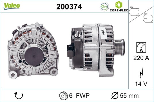 Dynamo VALEO 200374 Dynamo VALEO 200374
