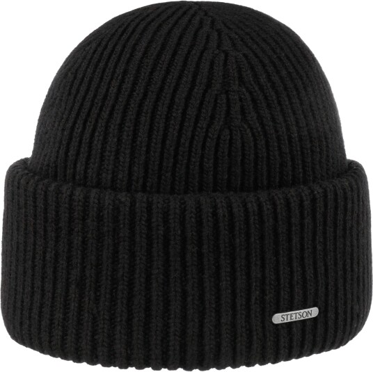 Stetson Men's Beanie Merino Black OneSize