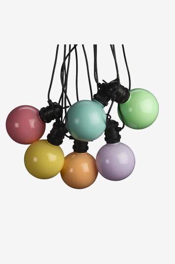 Konstsmide   Lyssett 10 pærebytte. LED 450cm   Svart