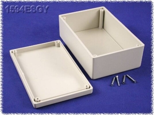 Hammond Electronics 1594Esgy Universalkapsling 167 X 107 X 65 Abs Grå 1 Stk