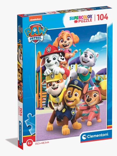 Clementoni Puzzle - PAW Patrol 104pcs. Gulv