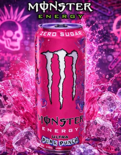 Monster Energy Punk Punch Zero Sugar 473 ml (USA Import) Monster Energy Punk Punch Zero Sugar 473 ml (USA Import)