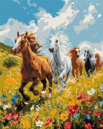 Ideyka Mal Etter Tall Field Harmony 40X50 Cm