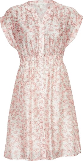 MSCH Copenhagen Mschisadora Ss Shirt Dress Aop   Pink   S