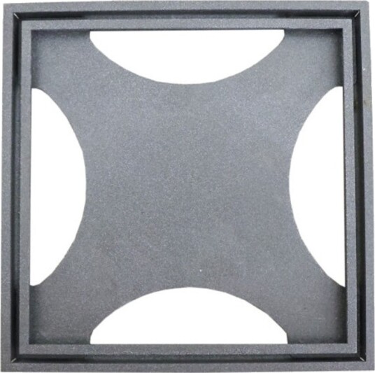 Slukrist Tile In 20x20 Cm Stone Finish Mørk Granitt