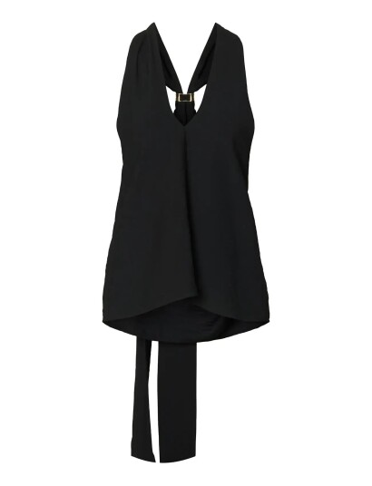 Selected Slflisa Sl Halterneck Top B - Black - 42 Selected Slflisa Sl Halterneck Top B - Black - 42