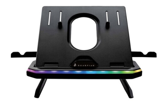 Surefire Gaming Portus X1 - Stativ For Bærbar Pc - 10 "-> 17" (Opptil 10 Kg) - 6 Forskjellige Rgb-Innstillinger - Svart