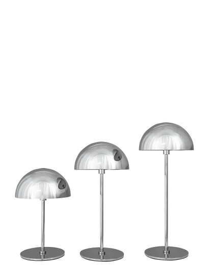 Dyberg Larsen Along Led Minibordlampe Krom 3 Stk. 10,15,20Cm - Silver - ONE SIZE