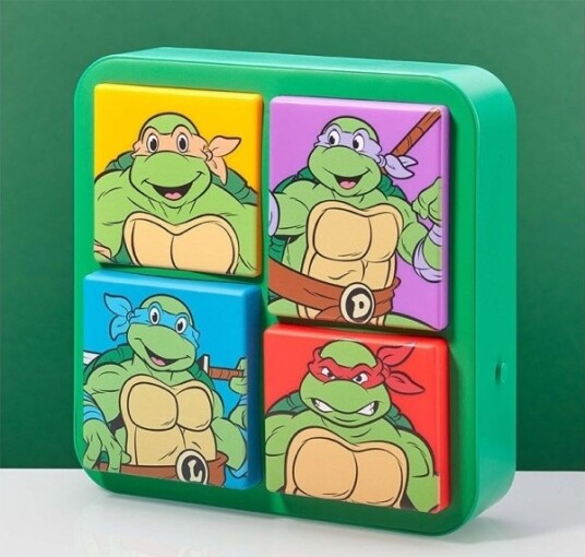 Numskull Games Teenage Mutant Ninja Turtles 3D Flerfarget Bord Voksen/Barn Gutt/Jente Batteri Usb Aa