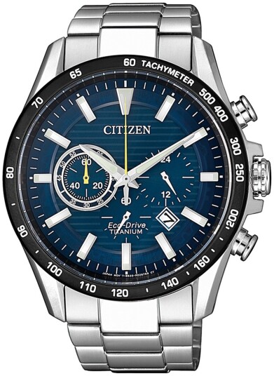 Citizen Herreklokke CA4444 82L Titanium Blå/Titan Ø43 mm Citizen Herreklokke CA4444 82L Titanium Blå/Titan Ø43 mm