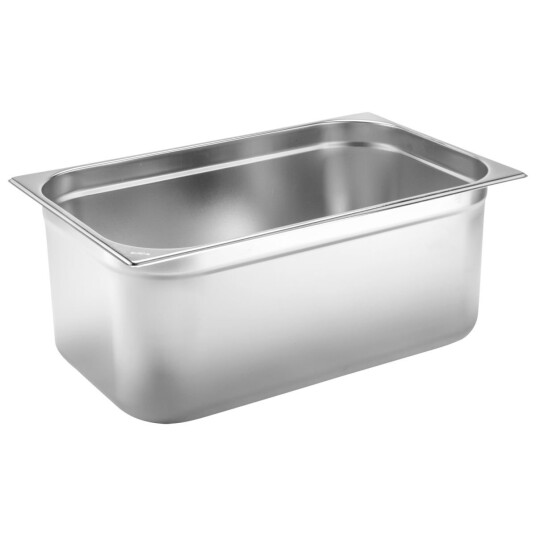 PULSIVA Kantine Basic GN 1/1; Størrelse GN 1/1, 28l, 53x32.5x20 cm (LxBxD); Sølvfarge