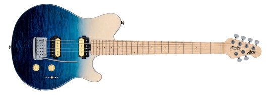 Sterling By Music Man Axis Ax3qm Spectrum Blå