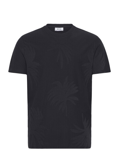 ONLY & SONS Onsmarco Life Reg Palm Jacquard Ss Tee Navy L