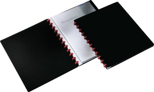 Durable Duralook Sort Polypropylen Pp Portrett A4 Spiralbinding 1 Stykker
